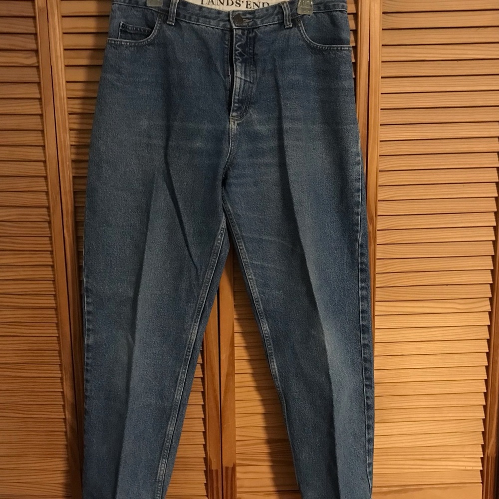 Lands' End Woman’s Denim Jeans Sz 14